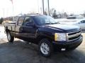 2007 Black Chevrolet Silverado 1500 LTZ Extended Cab 4x4  photo #3