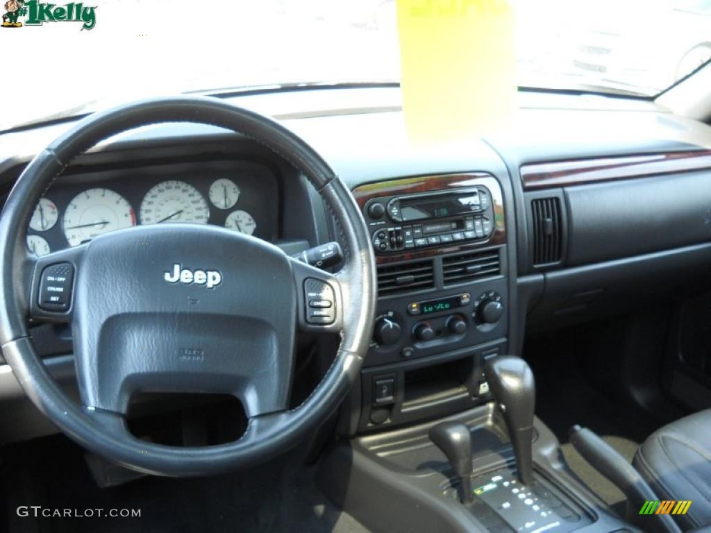 2003 Grand Cherokee Limited 4x4 - Brilliant Black / Dark Slate Gray photo #12