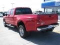 2006 Red Clearcoat Ford F350 Super Duty XLT Crew Cab 4x4 Dually  photo #3