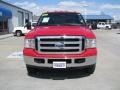 2006 Red Clearcoat Ford F350 Super Duty XLT Crew Cab 4x4 Dually  photo #11