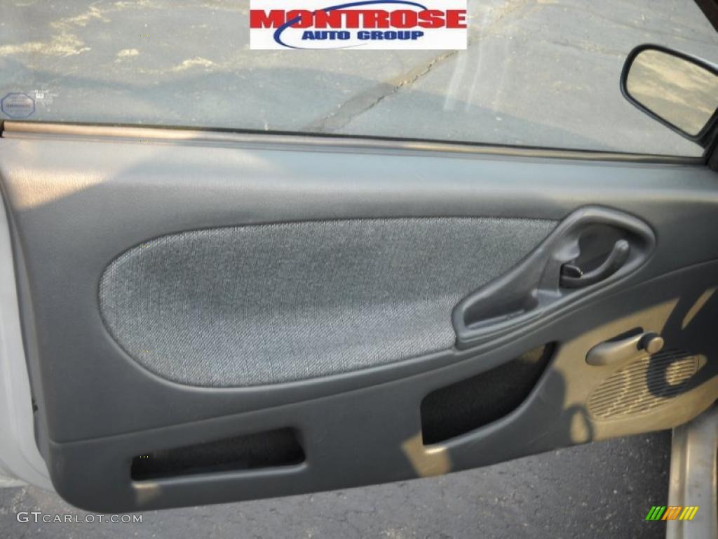 2001 Cavalier Coupe - Ultra Silver Metallic / Graphite photo #8