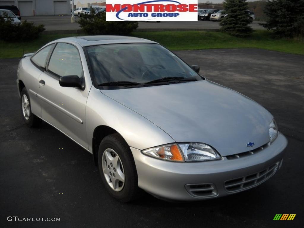 2001 Cavalier Coupe - Ultra Silver Metallic / Graphite photo #23