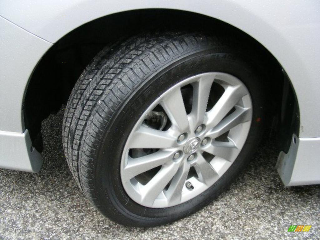 2010 Corolla S - Classic Silver Metallic / Dark Charcoal photo #25