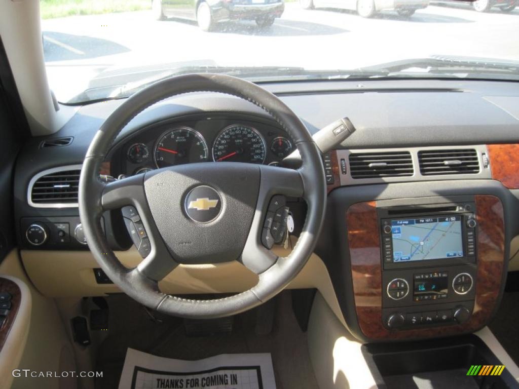 2008 Silverado 3500HD LTZ Crew Cab 4x4 Dually - Summit White / Light Cashmere/Ebony photo #10