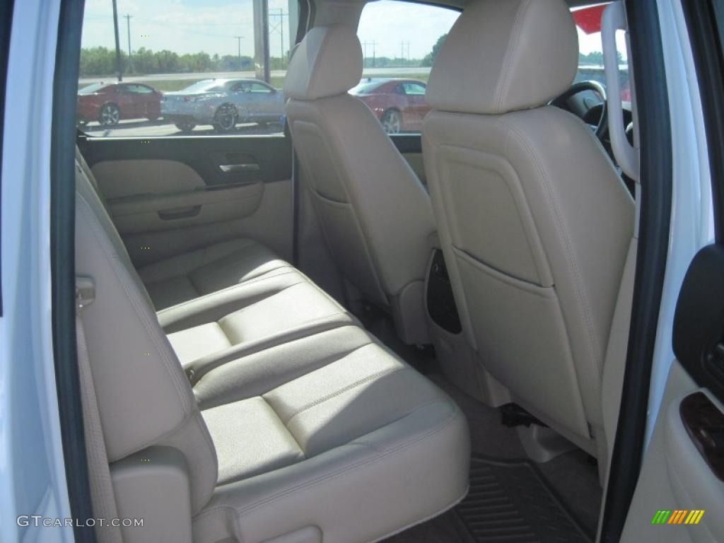 2008 Silverado 3500HD LTZ Crew Cab 4x4 Dually - Summit White / Light Cashmere/Ebony photo #12