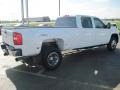 2008 Summit White Chevrolet Silverado 3500HD LTZ Crew Cab 4x4 Dually  photo #14