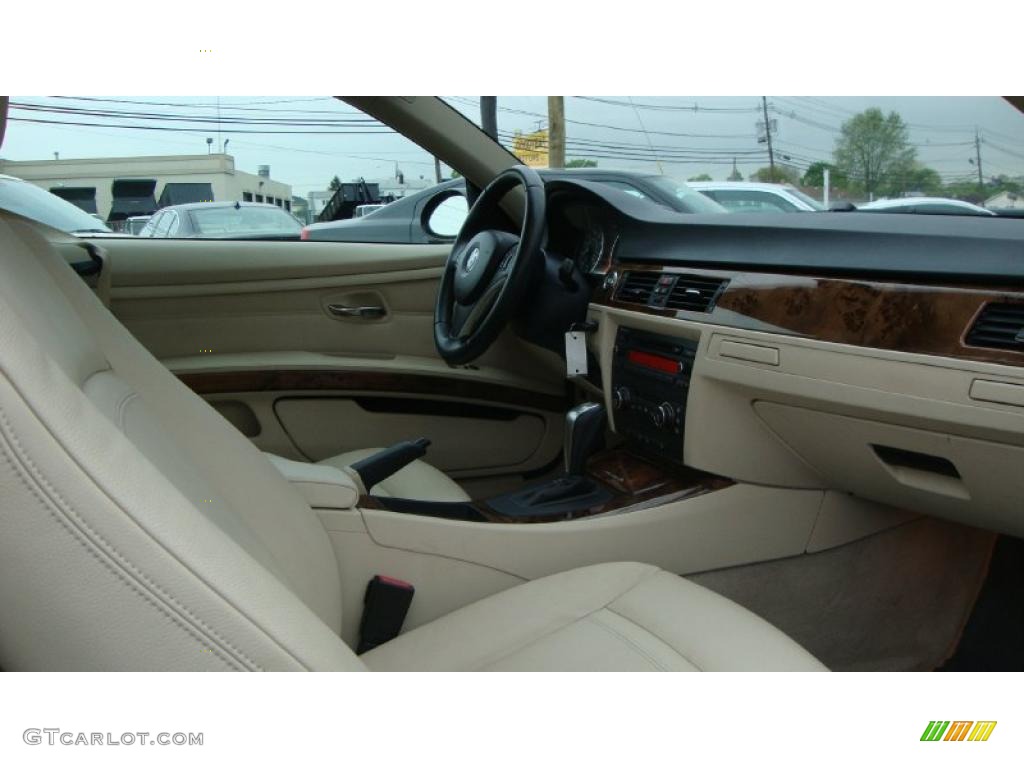 2007 3 Series 328xi Coupe - Space Gray Metallic / Cream Beige photo #6