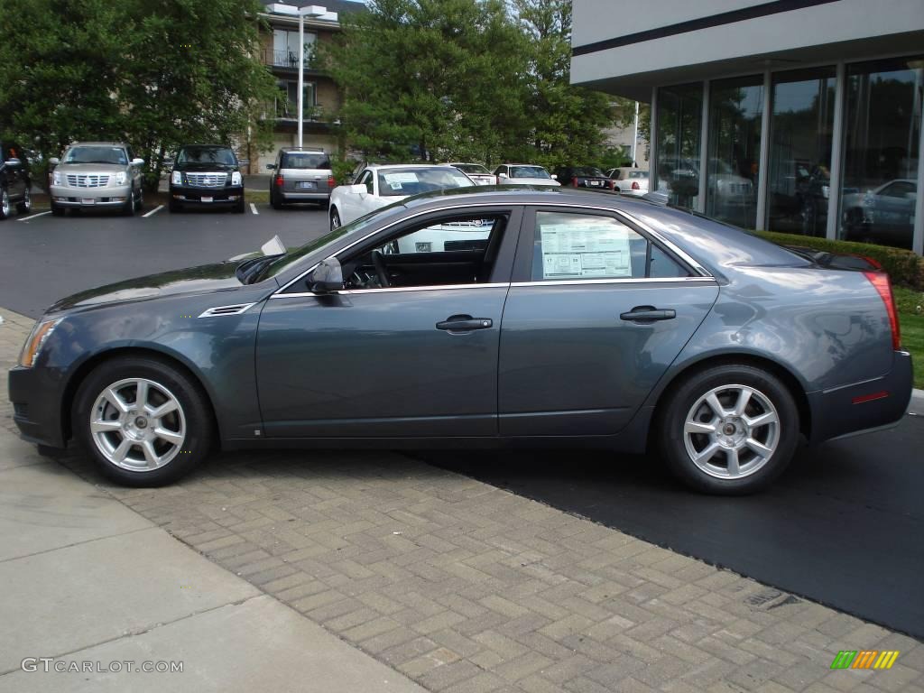 2009 CTS 4 AWD Sedan - Thunder Gray ChromaFlair / Ebony photo #17