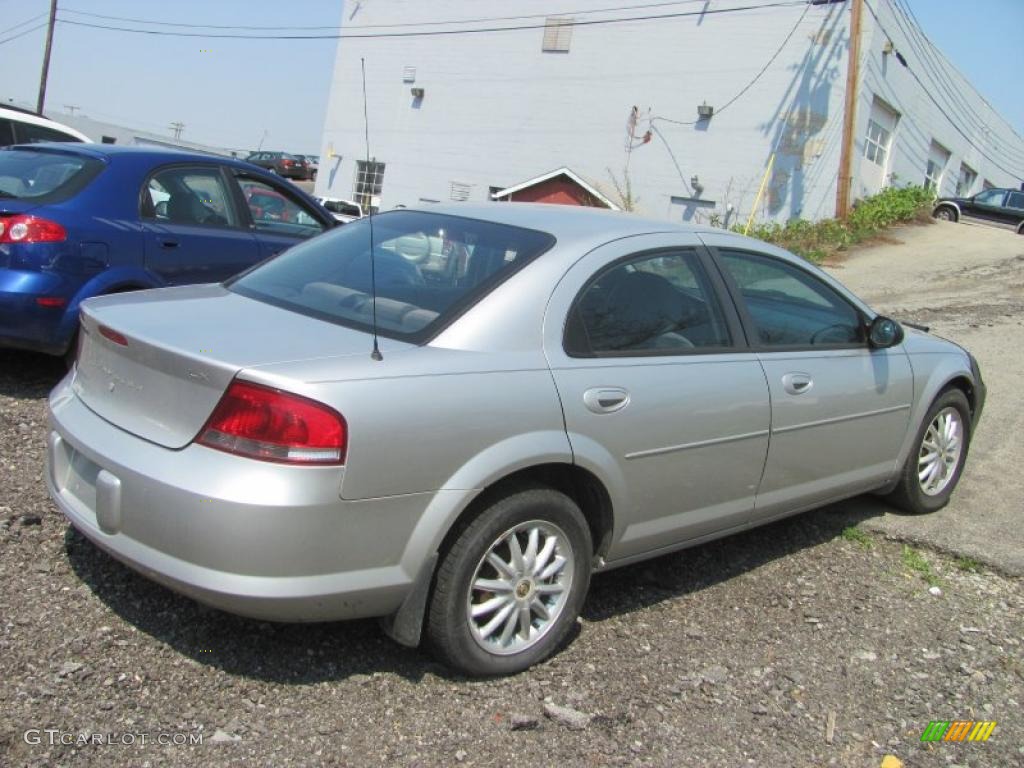 2003 Sebring LX Sedan - Bright Silver Metallic / Dark Slate Gray photo #5