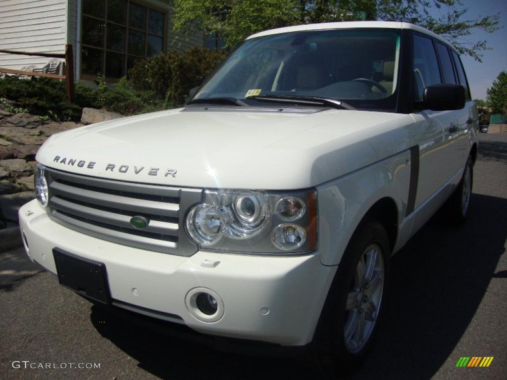 2007 Range Rover HSE - Chawton White / Sand/Jet photo #1