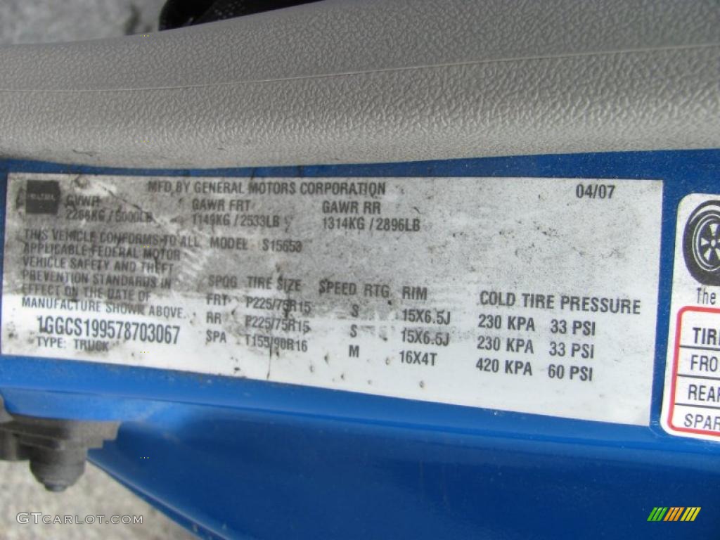 2007 i-Series Truck i-290 S Extended Cab - Pacific Blue / Medium Pewter photo #14