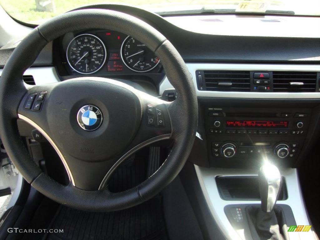 2008 3 Series 328i Coupe - Titanium Silver Metallic / Black photo #14