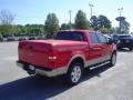 2007 Bright Red Ford F150 Lariat SuperCrew 4x4  photo #5