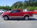 2007 Bright Red Ford F150 Lariat SuperCrew 4x4  photo #8
