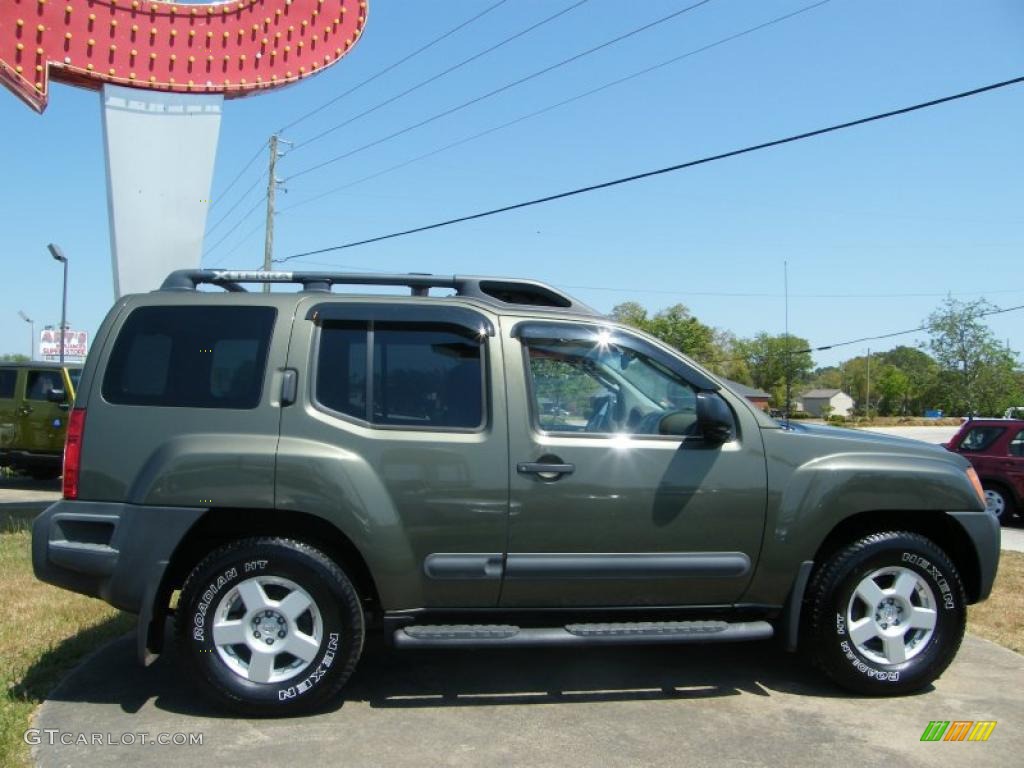 2005 Xterra S - Canteen Green Metallic / Desert/Graphite photo #6