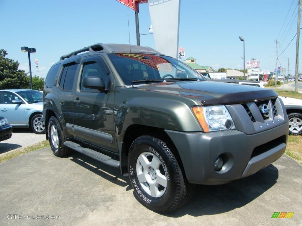 2005 Xterra S - Canteen Green Metallic / Desert/Graphite photo #7