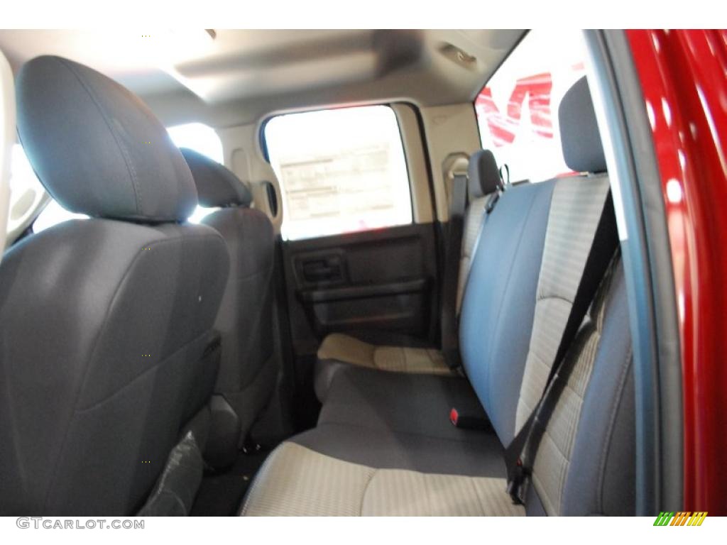 2010 Ram 1500 ST Quad Cab 4x4 - Inferno Red Crystal Pearl / Dark Slate/Medium Graystone photo #14