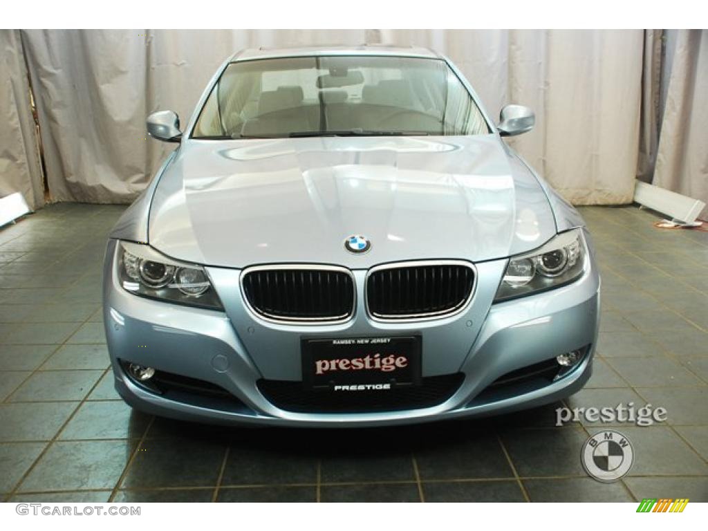 2009 3 Series 328i Sedan - Blue Water Metallic / Grey photo #10