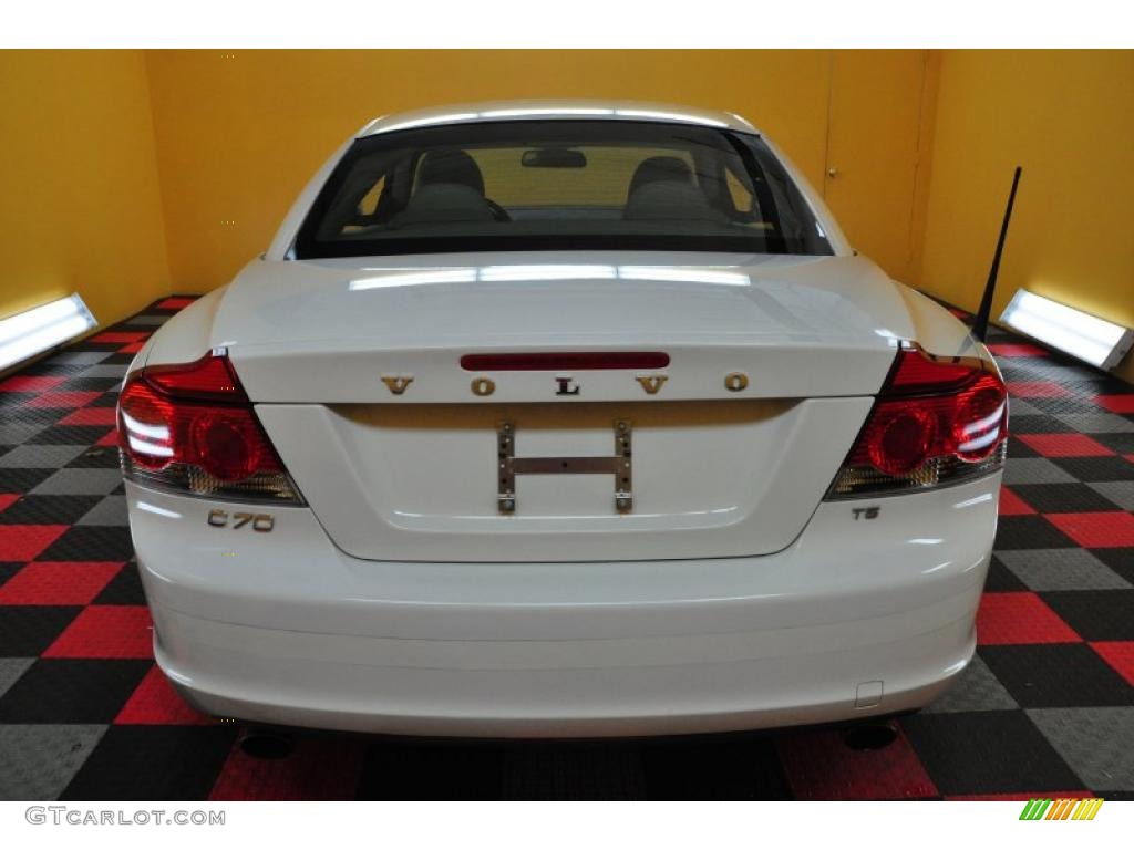 2009 C70 T5 Convertible - Ice White / Quartz photo #5