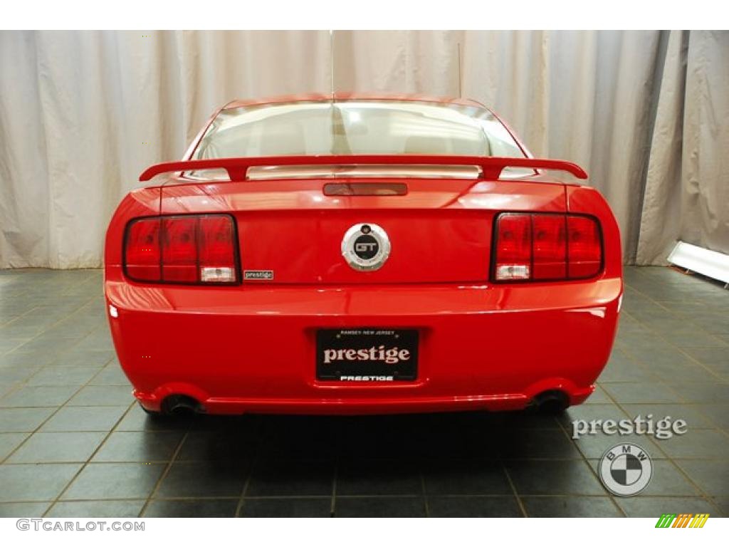 2005 Mustang GT Premium Coupe - Torch Red / Red Leather photo #3