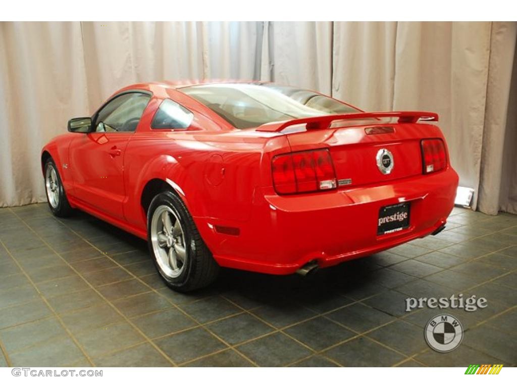 2005 Mustang GT Premium Coupe - Torch Red / Red Leather photo #4