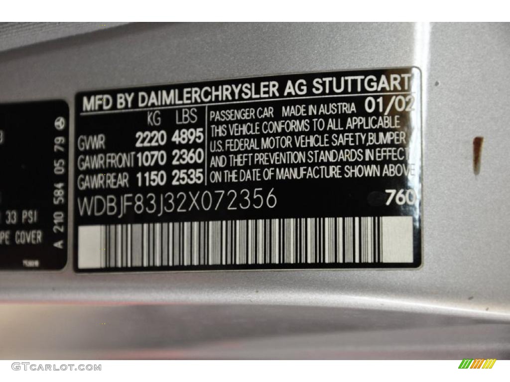 2002 E 430 4Matic Sedan - Quartz Silver Metallic / Ash photo #9