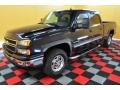 2006 Dark Blue Metallic Chevrolet Silverado 1500 LT Crew Cab 4x4  photo #3