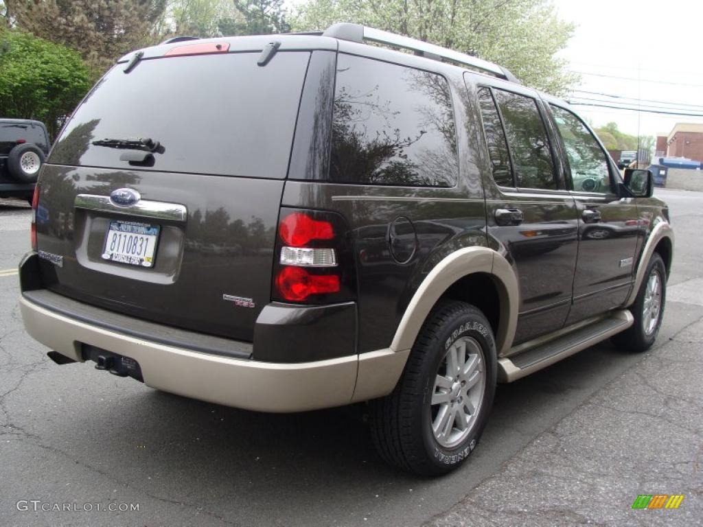 2007 Explorer Eddie Bauer 4x4 - Dark Stone Metallic / Camel photo #4