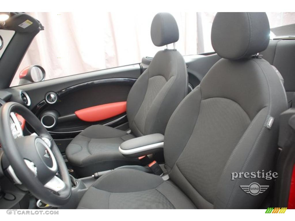 2009 Cooper S Convertible - Chili Red / Black/Grey photo #9