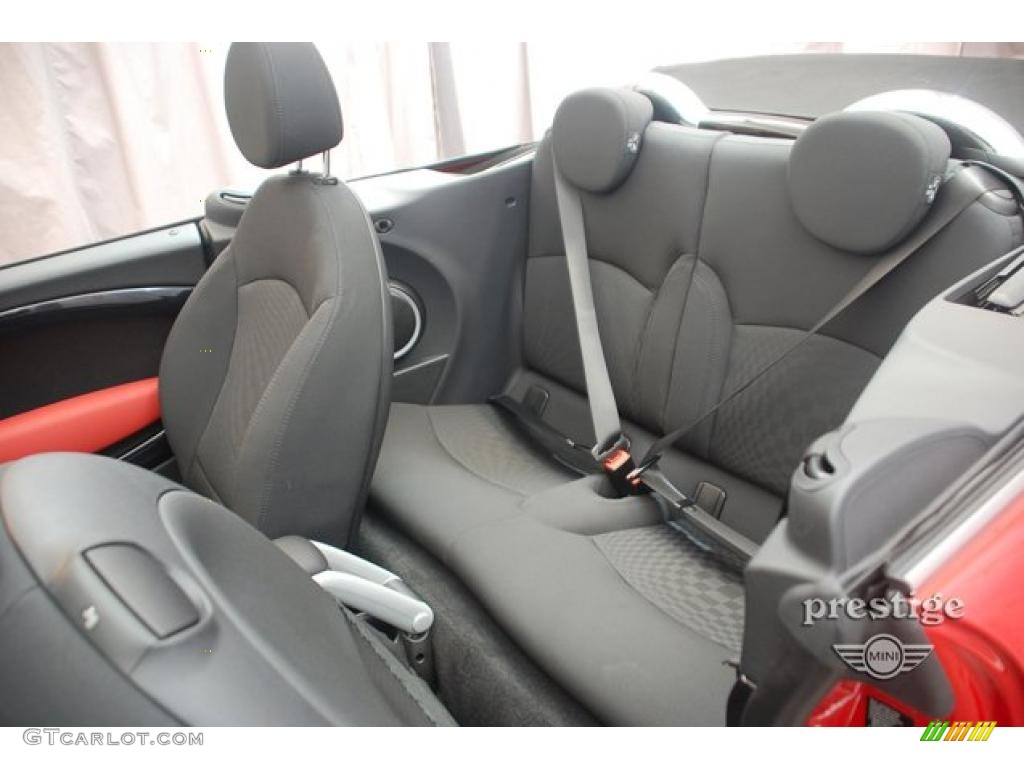 2009 Cooper S Convertible - Chili Red / Black/Grey photo #10