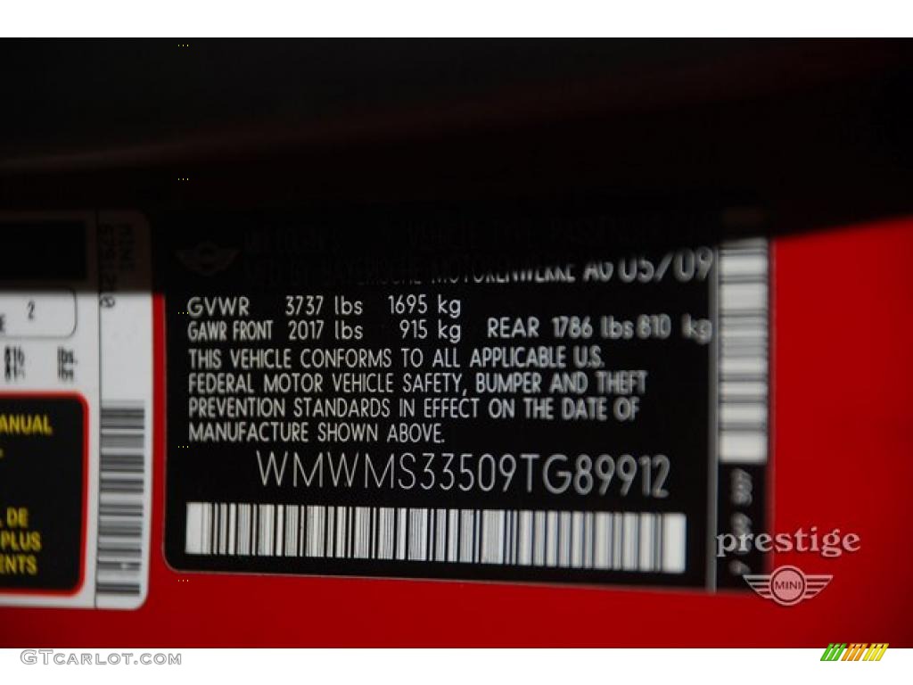 2009 Cooper S Convertible - Chili Red / Black/Grey photo #11