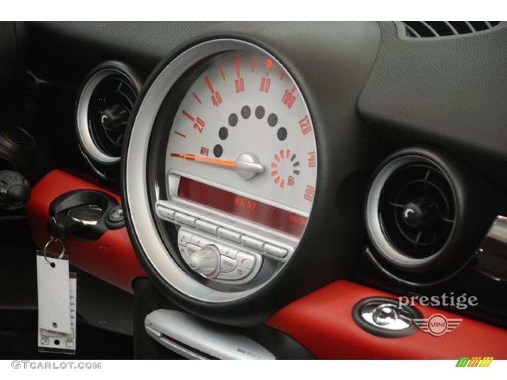 2009 Cooper S Convertible - Chili Red / Black/Grey photo #14