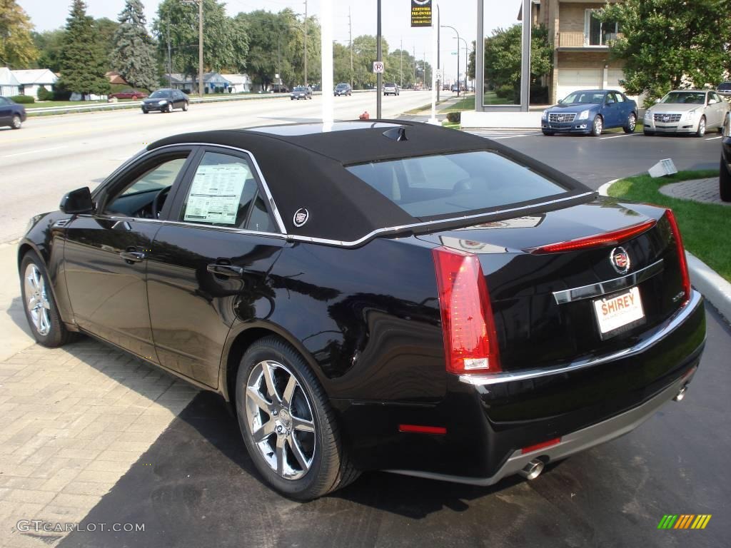 2009 CTS 4 AWD Sedan - Black Raven / Ebony photo #6