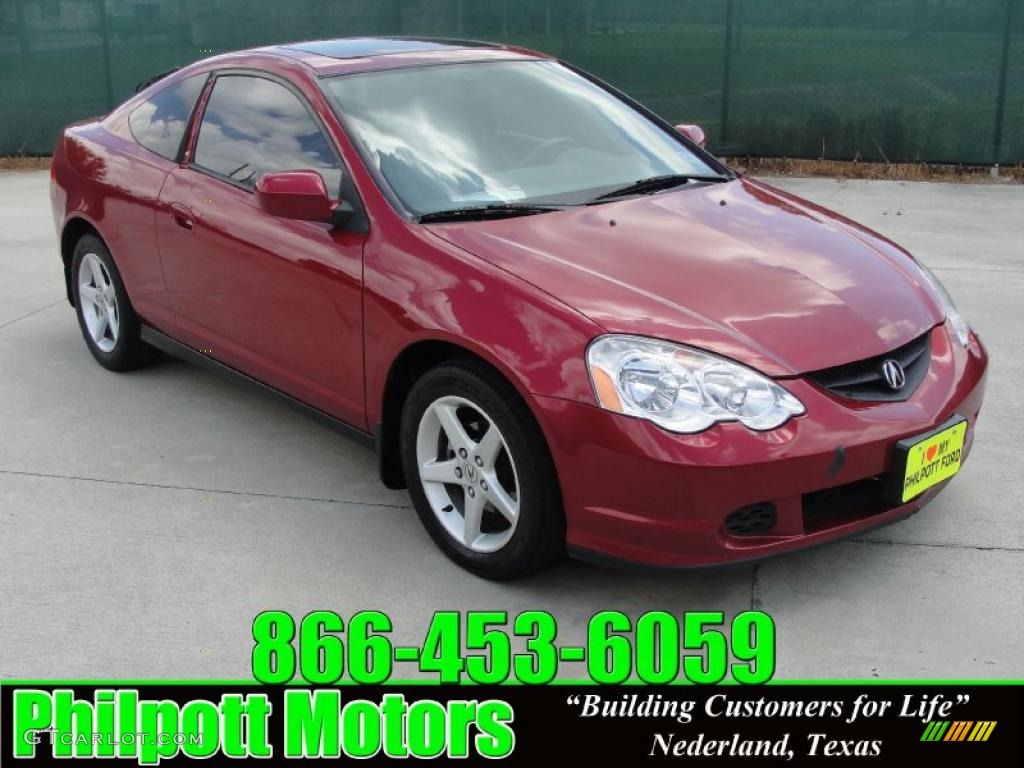 2002 RSX Sports Coupe - Firepepper Red Pearl / Titanium photo #1