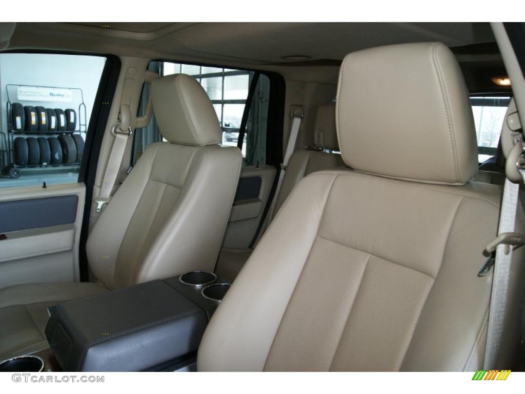 2009 Expedition Eddie Bauer 4x4 - Dark Blue Pearl Metallic / Camel photo #14