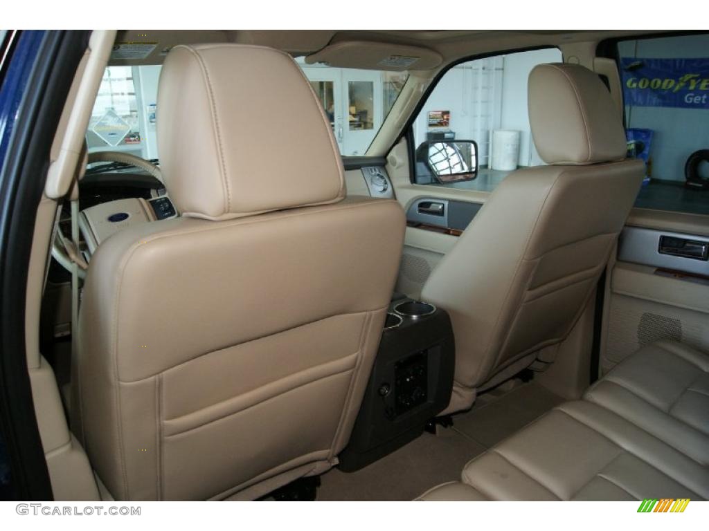 2009 Expedition Eddie Bauer 4x4 - Dark Blue Pearl Metallic / Camel photo #16