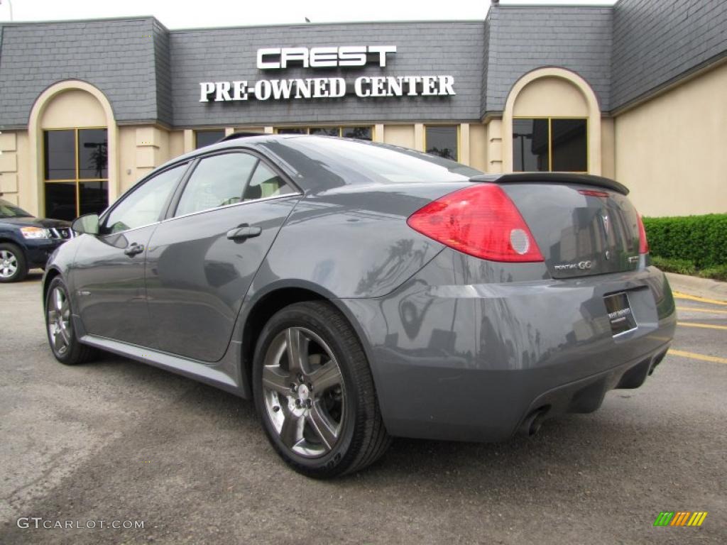 2009 G6 GXP Sedan - Dark Steel Gray Metallic / Ebony photo #5