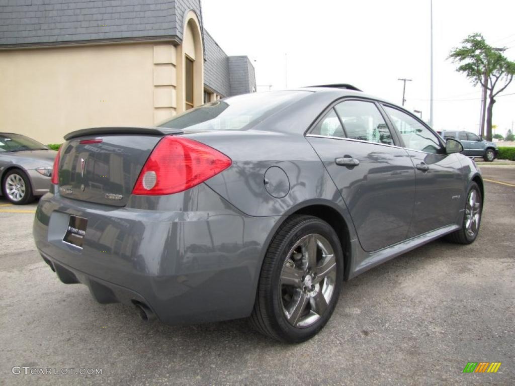 2009 G6 GXP Sedan - Dark Steel Gray Metallic / Ebony photo #6