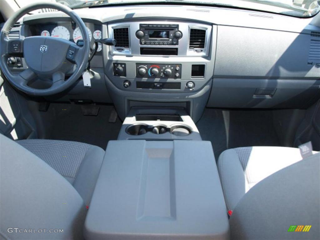 2007 Ram 1500 Big Horn Edition Quad Cab 4x4 - Patriot Blue Pearl / Medium Slate Gray photo #10