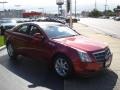 2009 Crystal Red Cadillac CTS Sedan  photo #3