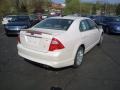 2010 White Platinum Tri-coat Metallic Ford Fusion SE  photo #3