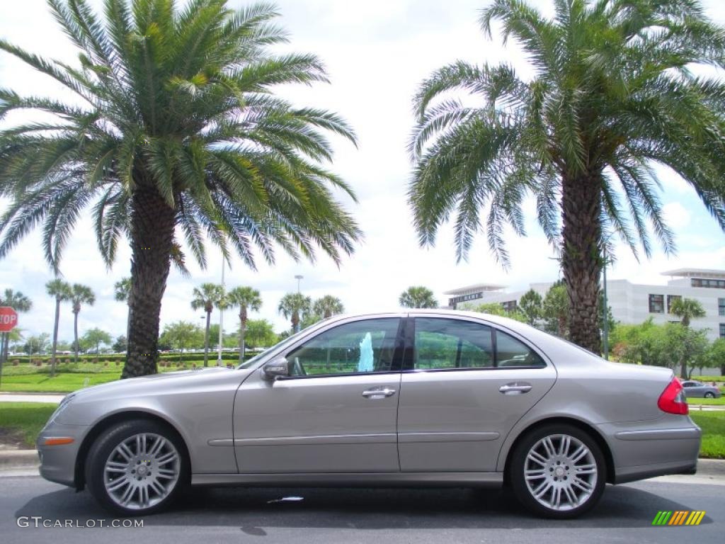 2008 E 350 Sedan - Pewter Metallic / Cashmere photo #1