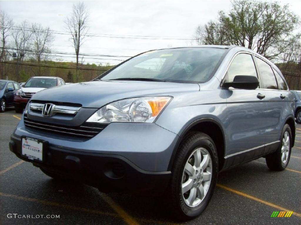 2007 CR-V EX 4WD - Glacier Blue Metallic / Gray photo #23