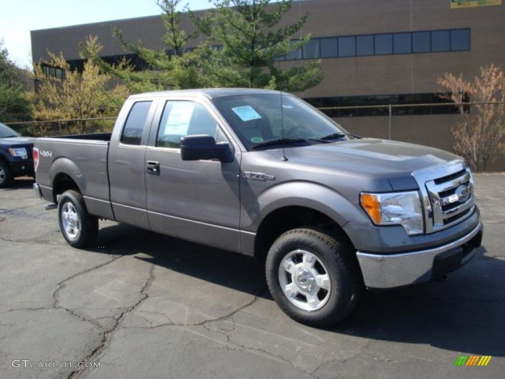 2010 F150 XLT SuperCab 4x4 - Sterling Grey Metallic / Medium Stone photo #1