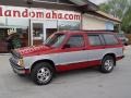 1992 Apple Red Chevrolet S10 Blazer 4x4  photo #2