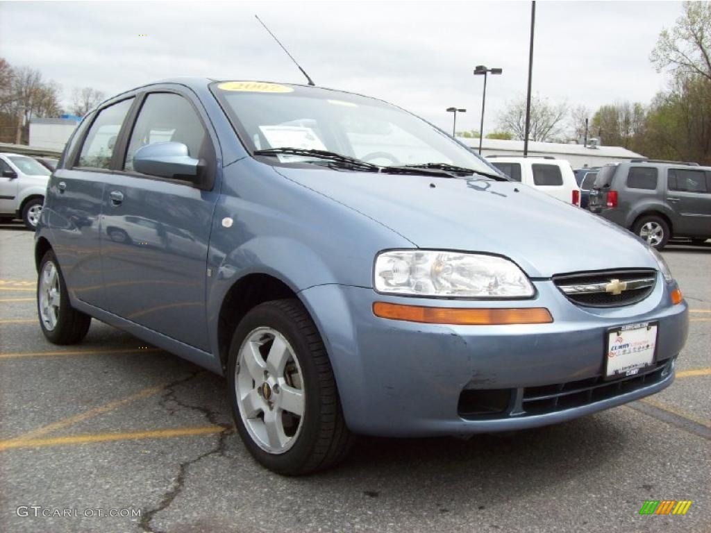 2007 Aveo 5 LS Hatchback - Icelandic Blue / Charcoal Black photo #1