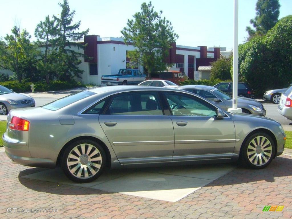 2005 A8 L 4.2 quattro - Atlas Grey Metallic / Platinum photo #5