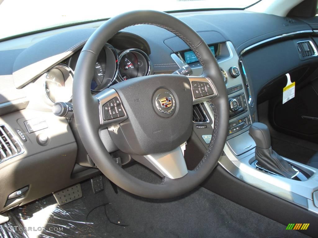 2009 CTS 4 AWD Sedan - White Diamond Tri-Coat / Ebony photo #9