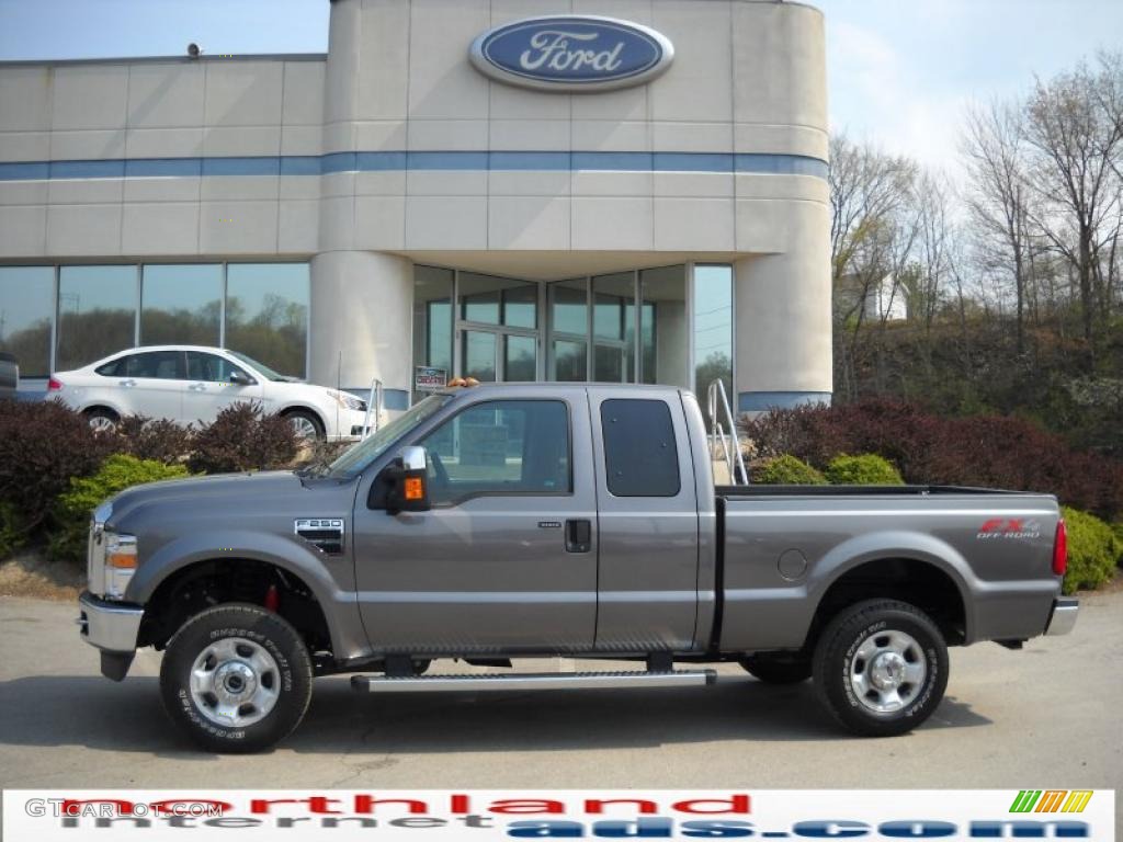 2010 F250 Super Duty FX4 SuperCab 4x4 - Sterling Gray Metallic / Medium Stone photo #1