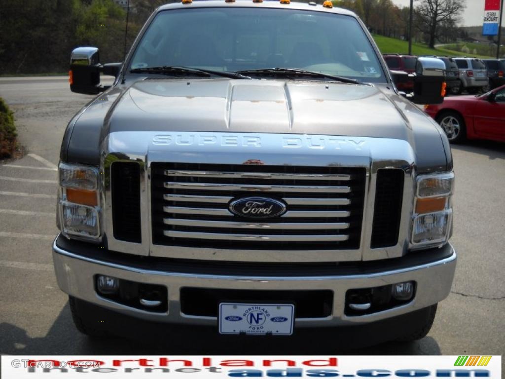 2010 F250 Super Duty FX4 SuperCab 4x4 - Sterling Gray Metallic / Medium Stone photo #3